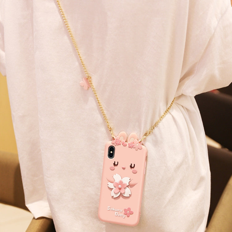 For iPhone X / XS Cherry Blossoms Style Full Package Anti Falling Silicone Sleeve - More iPhone Cases by buy2fix | Online Shopping UK | buy2fix