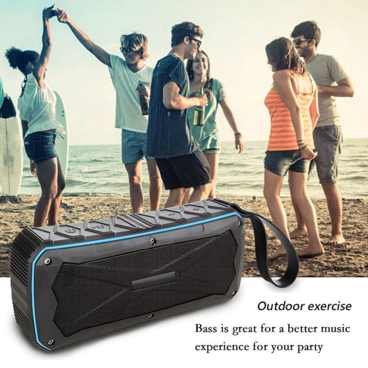 Portable Bluetooth Speaker Super Bass Stereo Wireless Speakers Support IP66 Waterproof Emergency Charging Handsfree TF by buy2fix