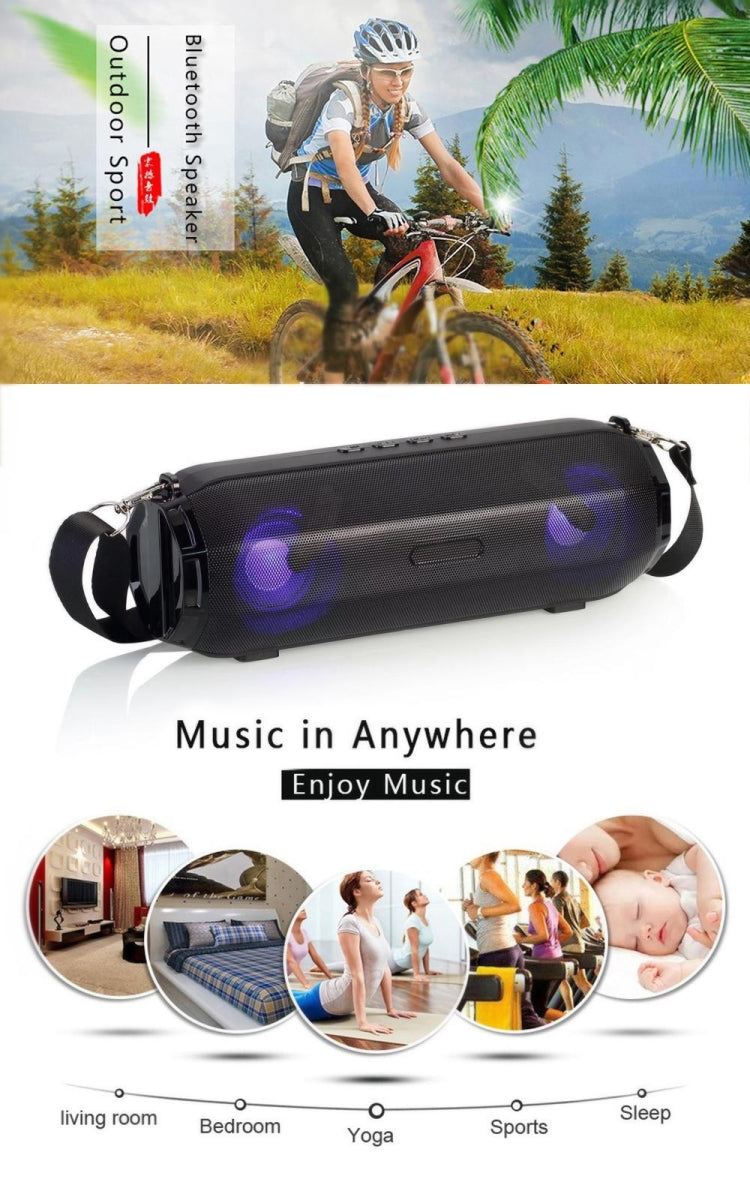 LZ33 LED Portable Wireless Bluetooth Speaker Stereo Speakerphone Music Speakers for Computer with TF FM - Desktop Speaker by buy2fix | Online Shopping UK | buy2fix