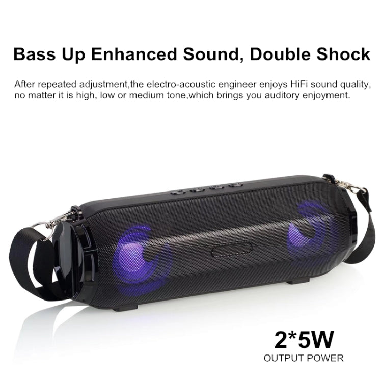 LZ33 LED Portable Wireless Bluetooth Speaker Stereo Speakerphone Music Speakers for Computer with TF FM - Desktop Speaker by buy2fix | Online Shopping UK | buy2fix