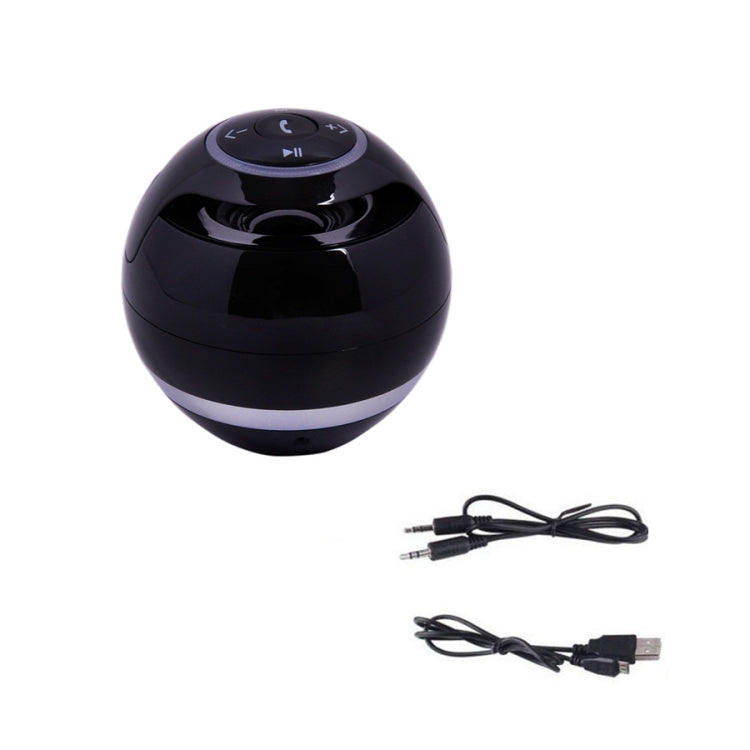 A18 Ball Bluetooth Speaker with LED Light Portable Wireless Mini Speaker Mobile Music MP3 Subwoofer Support TF (Blue) - Desktop Speaker by T&G | Online Shopping UK | buy2fix