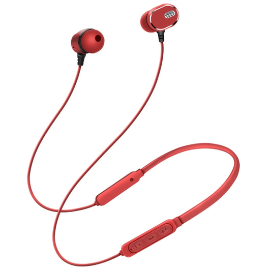 DM-22 Magnetic Bluetooth Earphone DM-22 Neckband Sport headset with Mic Wireless Handsfree Earphoness(Red) by buy2fix