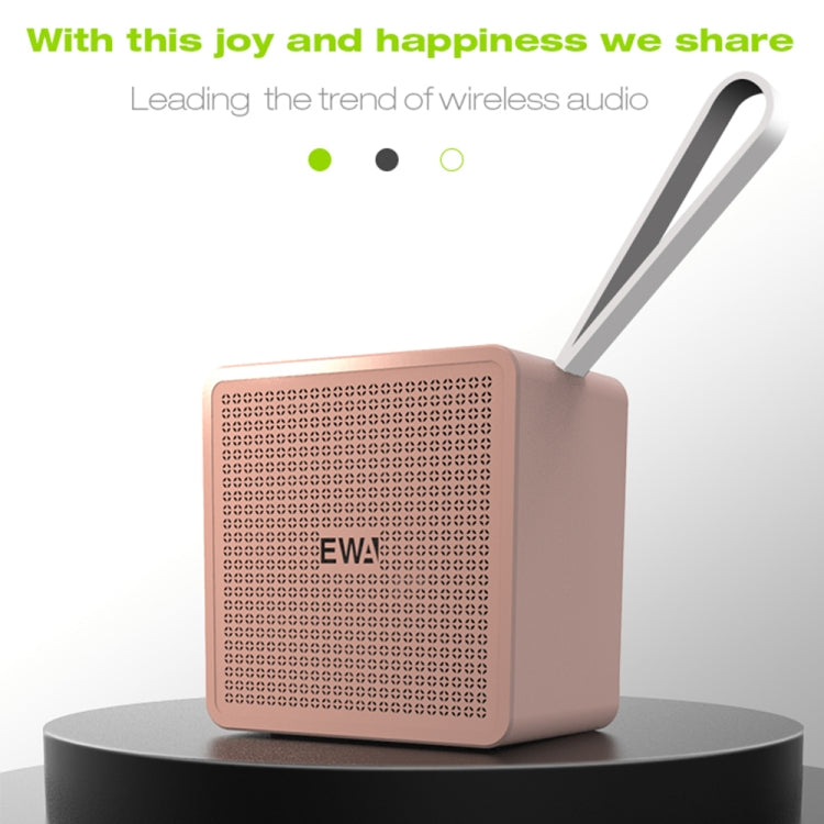 EWA A105 High Hidelity Bluetooth Speaker, Small Size High Power Bass, TWS Bluetooth Technology Support TF(Blue) - Desktop Speaker by EWA | Online Shopping UK | buy2fix