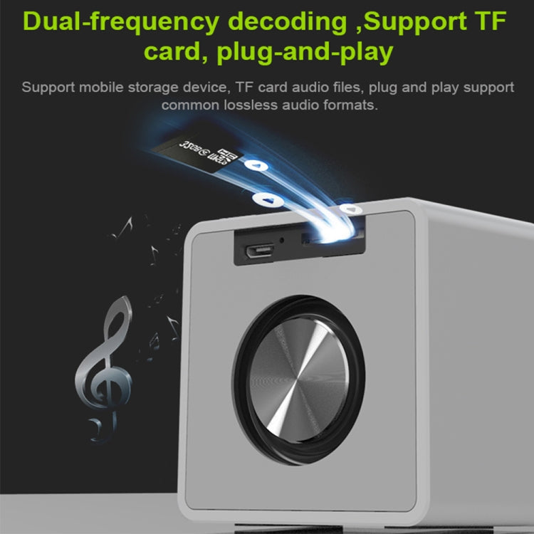 EWA A105 High Hidelity Bluetooth Speaker, Small Size High Power Bass, TWS Bluetooth Technology Support TF(Blue) - Desktop Speaker by EWA | Online Shopping UK | buy2fix