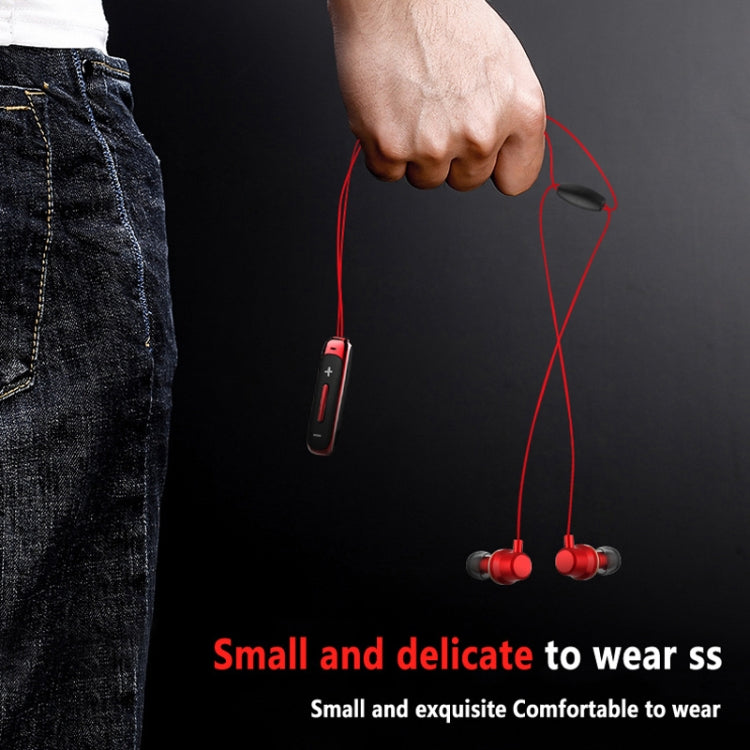 BT315 Sport Bluetooth Headset Wireless Stereo Earphone Bluetooth 4.1 Earpiece With Mic Sport Bass Magnetic Necklace Earpiece(Red) by buy2fix