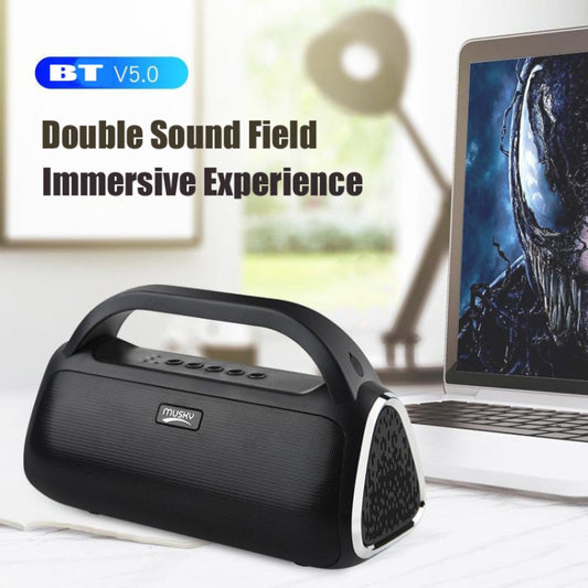 DY18 Wireless Bluetooth Speaker Portable Wireless Speaker Sound System, Support Bluetooth & AUX & TF & Radio - Desktop Speaker by buy2fix | Online Shopping UK | buy2fix