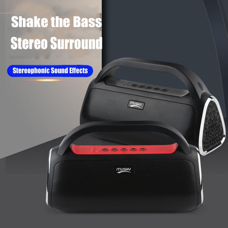 DY18 Wireless Bluetooth Speaker Portable Wireless Speaker Sound System, Support Bluetooth & AUX & TF & Radio - Desktop Speaker by buy2fix | Online Shopping UK | buy2fix
