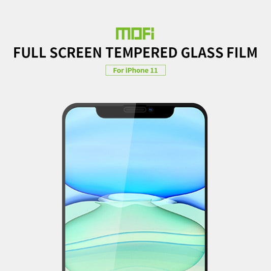 For iPhone 11 / XR MOFI 9H 2.5D Full Screen Tempered Glass Film(Rose gold) by MOFI