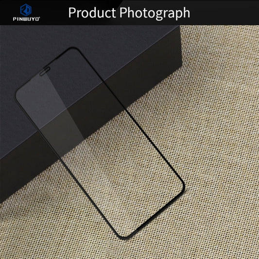 For iPhone 11 Pro Max PINWUYO 9H 3D Curved Tempered Glass Film(Black) by PINWUYO