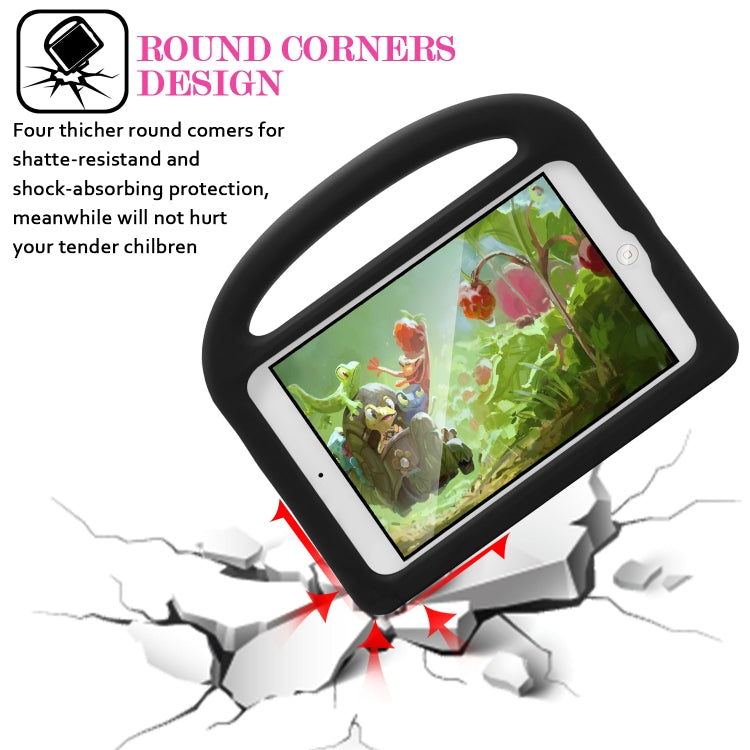 For iPad Mini 5 / 4 / 3 / 2 / 1 Sparrow Style EVA Children's Flat Anti Falling Protective Shell(Black) - iPad mini (2019) / mini 5 Cases by buy2fix | Online Shopping UK | buy2fix