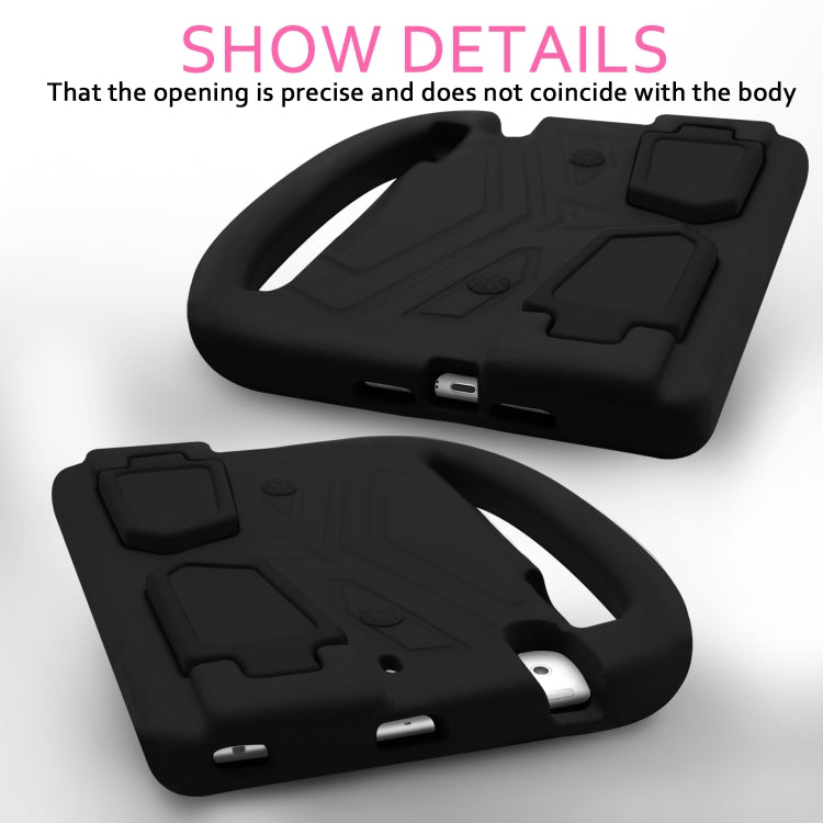 For iPad Mini 5 / 4 / 3 / 2 / 1 Sparrow Style EVA Children's Flat Anti Falling Protective Shell(Black) - iPad mini (2019) / mini 5 Cases by buy2fix | Online Shopping UK | buy2fix