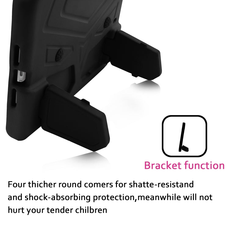 For iPad Mini 5 / 4 / 3 / 2 / 1 Sparrow Style EVA Children's Flat Anti Falling Protective Shell(Black) - iPad mini (2019) / mini 5 Cases by buy2fix | Online Shopping UK | buy2fix