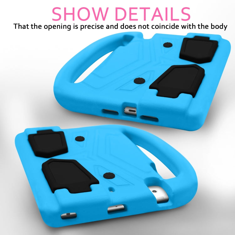For iPad Mini 5 / 4 / 3 / 2 / 1 Sparrow Style EVA Children's Flat Anti Falling Protective Shell(Blue) - iPad mini (2019) / mini 5 Cases by buy2fix | Online Shopping UK | buy2fix