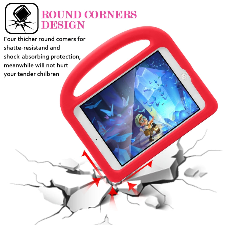 For iPad Mini 5 / 4 / 3 / 2 / 1 Sparrow Style EVA Children's Flat Anti Falling Protective Shell(Red) - iPad mini (2019) / mini 5 Cases by buy2fix | Online Shopping UK | buy2fix