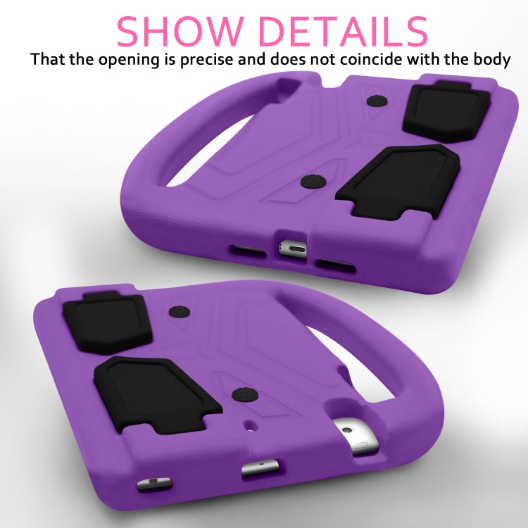 For iPad Mini 5 / 4 / 3 / 2 / 1 Sparrow Style EVA Children's Flat Anti Falling Protective Shell(Purple) - iPad mini (2019) / mini 5 Cases by buy2fix | Online Shopping UK | buy2fix
