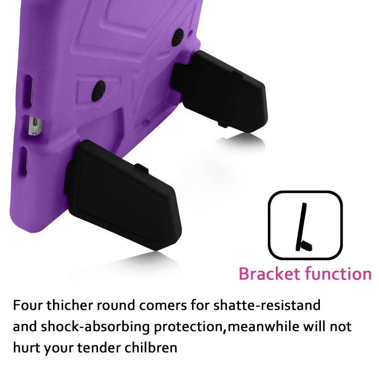 For iPad Mini 5 / 4 / 3 / 2 / 1 Sparrow Style EVA Children's Flat Anti Falling Protective Shell(Purple) - iPad mini (2019) / mini 5 Cases by buy2fix | Online Shopping UK | buy2fix