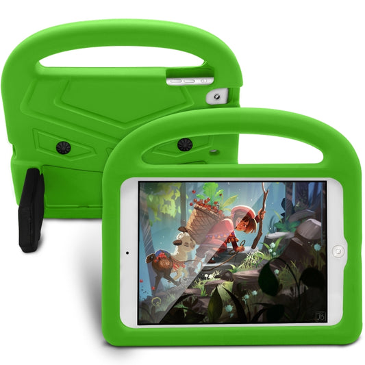 For iPad Mini 5 / 4 / 3 / 2 / 1 Sparrow Style EVA Children's Flat Anti Falling Protective Shell(Green) - iPad mini (2019) / mini 5 Cases by buy2fix | Online Shopping UK | buy2fix