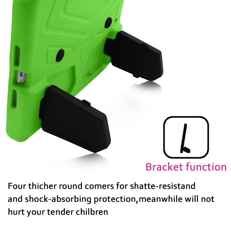 For iPad Mini 5 / 4 / 3 / 2 / 1 Sparrow Style EVA Children's Flat Anti Falling Protective Shell(Green) - iPad mini (2019) / mini 5 Cases by buy2fix | Online Shopping UK | buy2fix