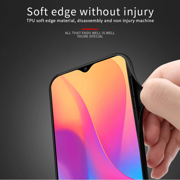 For Xiaomi RedMi 8A PINWUYO Rong Series Shockproof PC + TPU+ Chemical Fiber Cloth Protective Cover(Red) - Xiaomi Cases by PINWUYO | Online Shopping UK | buy2fix