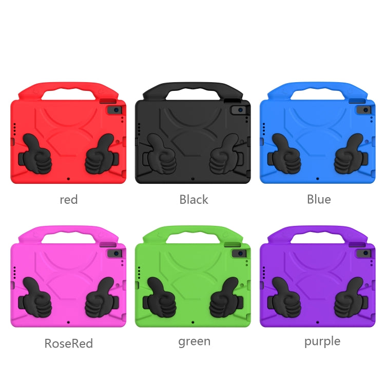 For iPad Air3 10.5 inch EVA Flat Anti Falling Protective Shell with Thumb Bracket(Black) - iPad Air (2019) Cases by buy2fix | Online Shopping UK | buy2fix