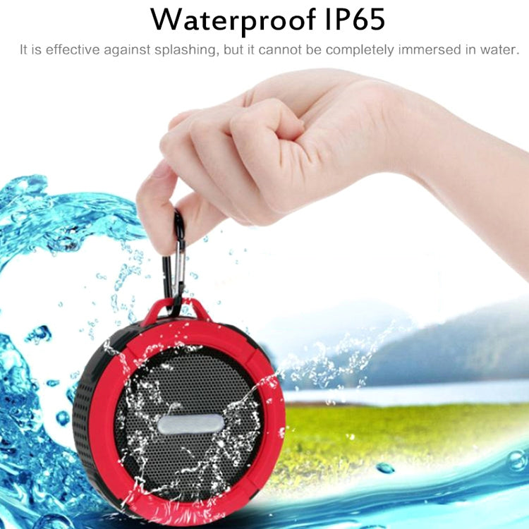 C6a Outdoor Chuck Wireless Bluetooth Car Speaker Suction Cup Speaker, Support TF Card(White) - Waterproof Speaker by buy2fix | Online Shopping UK | buy2fix