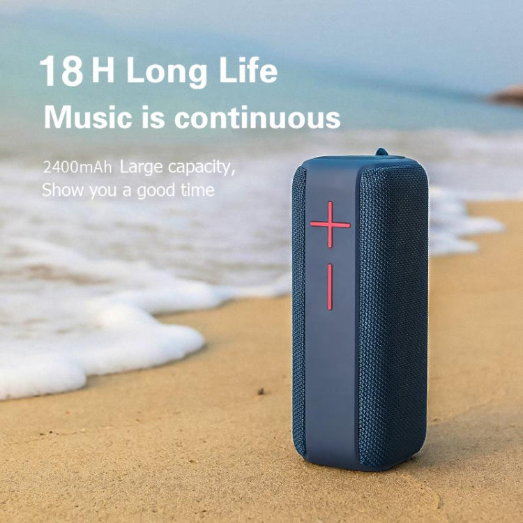 P15 10W Portable Bluetooth Speaker Outdoor Loudspeaker Sound System Stereo, Support TF&FM(Black) - Waterproof Speaker by buy2fix | Online Shopping UK | buy2fix