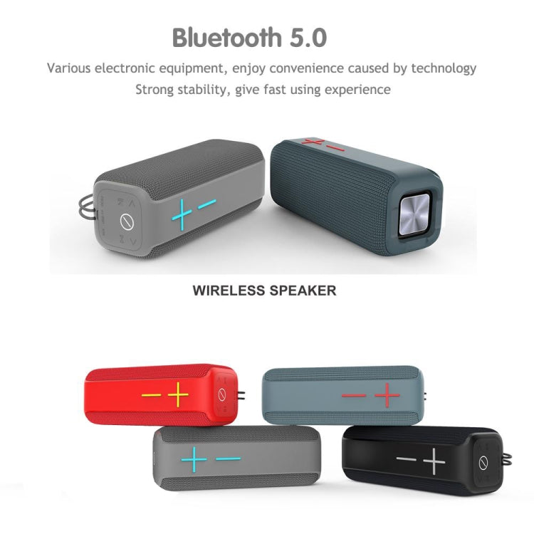 P15 10W Portable Bluetooth Speaker Outdoor Loudspeaker Sound System Stereo, Support TF&FM(Dark Green) - Waterproof Speaker by buy2fix | Online Shopping UK | buy2fix