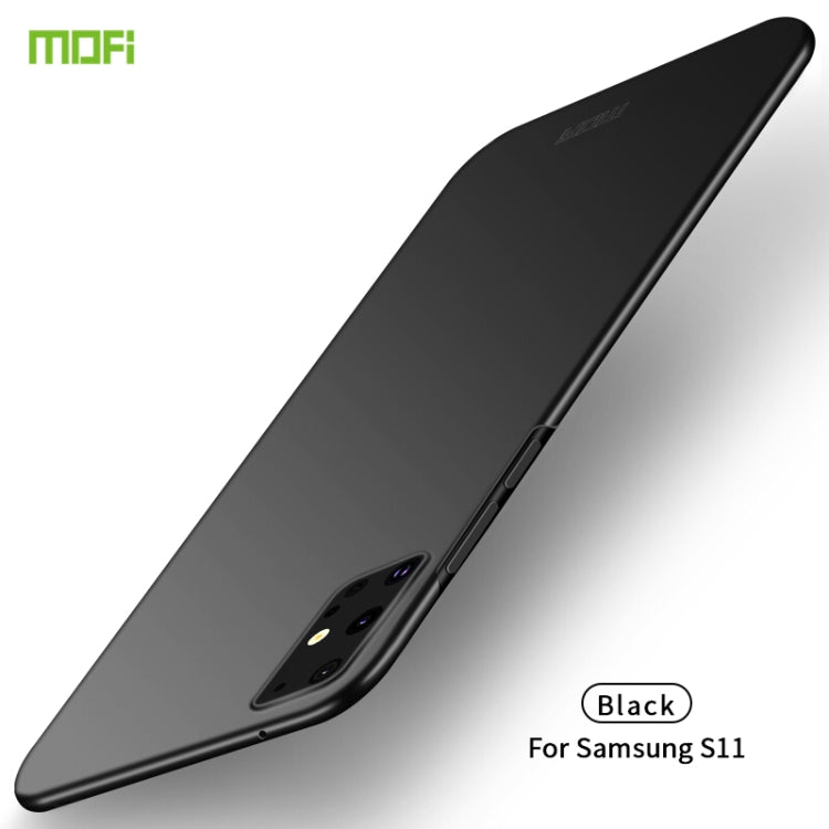 For Galaxy S20+ MOFI Frosted PC Ultra-thin Hard Case(Black) - Galaxy Phone Cases by MOFI | Online Shopping UK | buy2fix