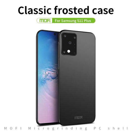 For Galaxy S20 Ultra MOFI Frosted PC Ultra-thin Hard Case(Black) by MOFI