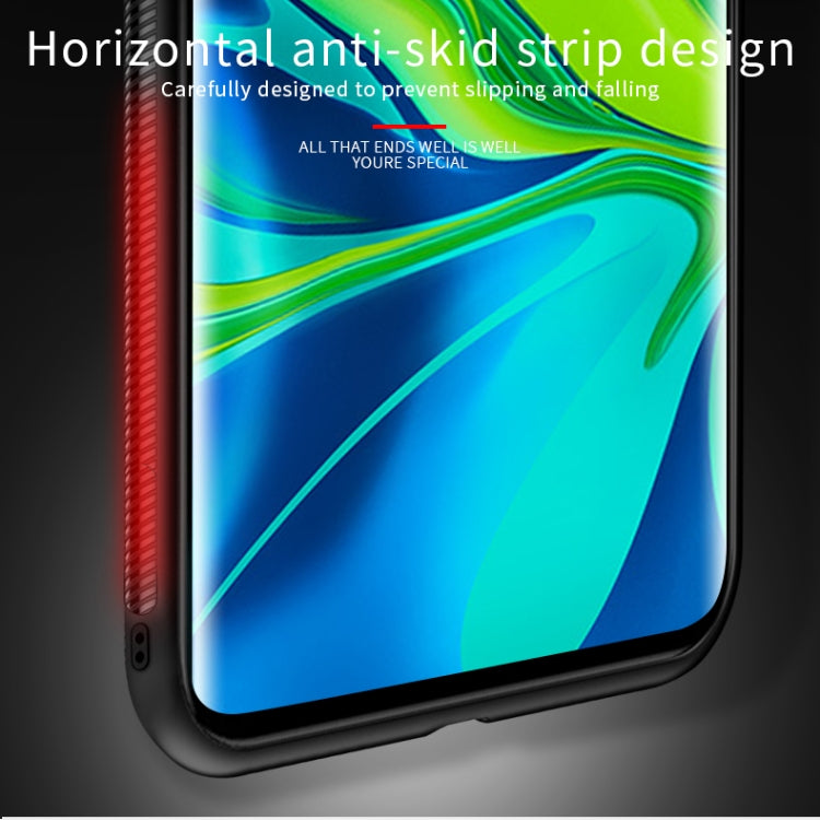 For Xiaomi CC9 Pro / Note10 PINWUYO Rong Series Shockproof PC + TPU+ Chemical Fiber Cloth Protective Cover(Blue) - Xiaomi Cases by PINWUYO | Online Shopping UK | buy2fix
