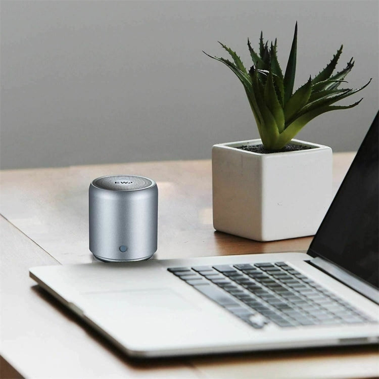 EWA A107 TWS Portable Super Mini Subwoofer Waterproof Bluetooth Speaker(Gold) - Mini Speaker by EWA | Online Shopping UK | buy2fix