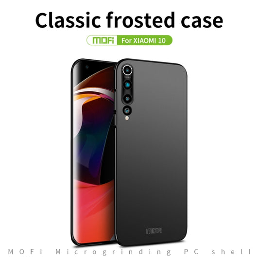For Xiaomi Mi 10 MOFI Frosted PC Ultra-thin Hard Case(Black) by MOFI