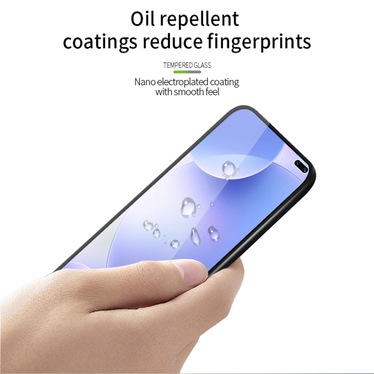 For Xiaomi Redmi K30 PINWUYO 9H 3D Curved Full Screen Explosion-proof Tempered Glass Film(Black) - by PINWUYO | Online Shopping UK | buy2fix