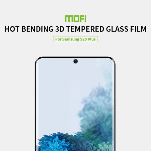 For Galaxy S20 Plus MOFI 9H 3D Explosion Proof Thermal Bending Full Screen Covered Tempered Glass Film by MOFI