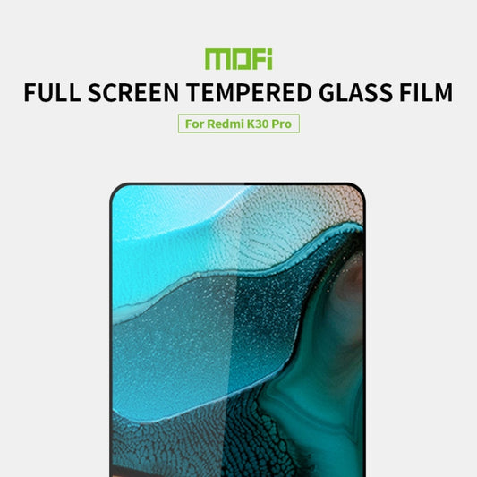 For Xiaomi Redmi K30 Pro MOFI 9H 2.5D Full Screen Tempered Glass Film by MOFI