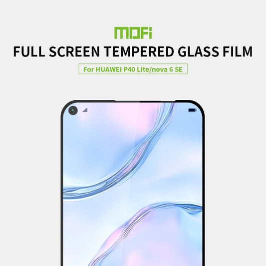 For Huawei P40 Lite / Nova 6 SE MOFI 9H 2.5D Full Screen Tempered Glass Film by MOFI