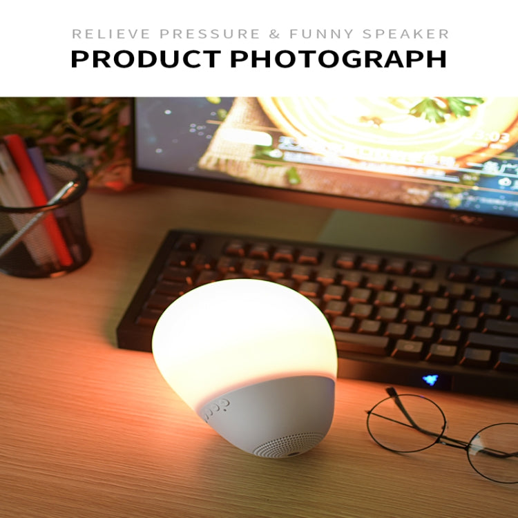 T6 Funny Bluetooth Speaker Flapping Relieve Stress Colorful Lights Soundbar Rubber Support TF Card - Desktop Speaker by buy2fix | Online Shopping UK | buy2fix