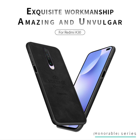 For Xiaomi Redmi K30 PINWUYO Zun Series PC + TPU + Skin Waterproof And Anti-fall All-inclusive Protective Shell(Brown) by PINWUYO