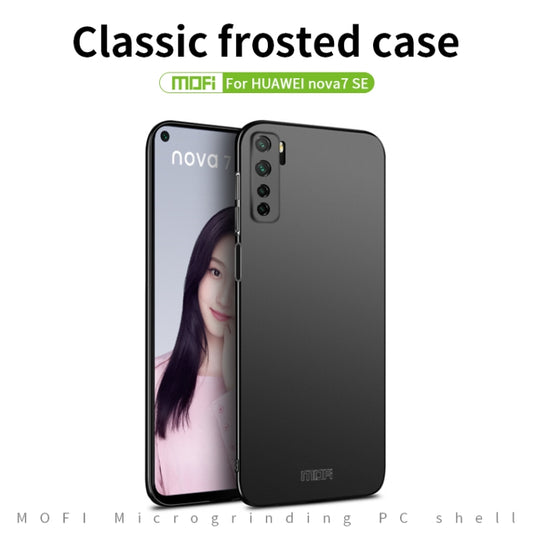 For Huawei Nova 7 SE MOFI Frosted PC Ultra-thin Hard Case(Gold) by MOFI