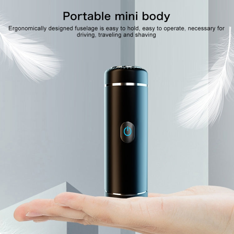 S1080 Mini Metal Turbo Electric Shaver Razor (Silver) - Shavers & Accessories by buy2fix | Online Shopping UK | buy2fix