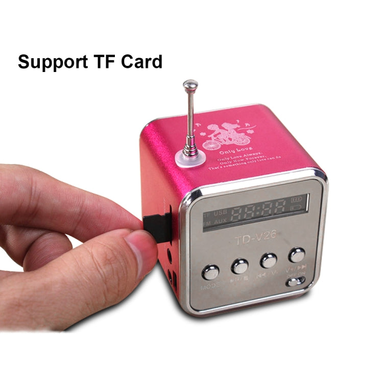 Portable Speakers with FM Mini Multi-function Radio USB Notebook Speakers for TV Phone Support SD/TF Card Mp3 Music Player - Desktop Speaker by buy2fix | Online Shopping UK | buy2fix