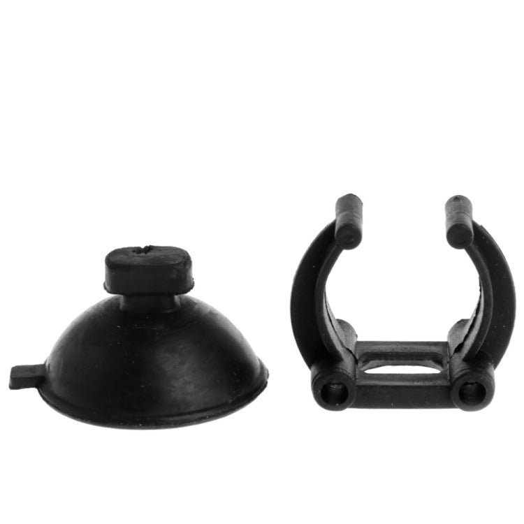 50 PCS 3.5cm Diameter Black Suction Cup Clip for Aquarium Heater Tubing Rain Bar - Fish Tanks & Accessories by buy2fix | Online Shopping UK | buy2fix