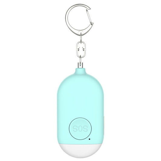 130dB IP44 Waterproof Rechargeable Anti-wolf Alarm Flashlight Intelligent Personal Alarm, English Packaging(Blue) by buy2fix