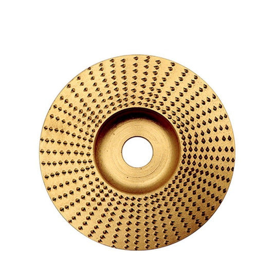 Woodworking Sanding Thorn Disk Angle Grinder Thorn Disk Plastic Grinding Disk Polishing Disk, Style:Flat(Gold) by buy2fix