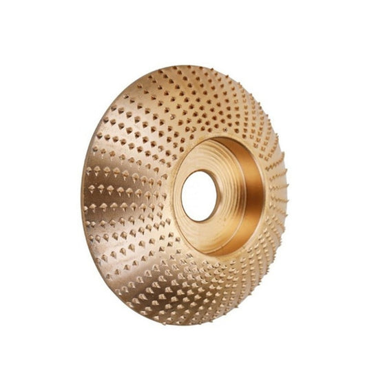 Woodworking Sanding Thorn Disk Angle Grinder Thorn Disk Plastic Grinding Disk Polishing Disk, Style:Arc(Gold) by buy2fix