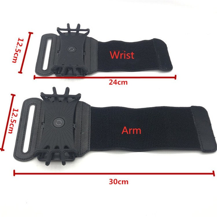 Rotating Arm With Mobile Phone Rack Sports Equipment Arm Bag Creative Outdoor Running Fitness Mobile Phone Bracket, Style:Arm - Other by buy2fix | Online Shopping UK | buy2fix