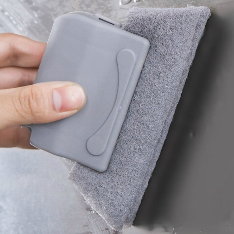 Window Groove Cleaning Cloth Cleaning Brush(Gray Green) by buy2fix