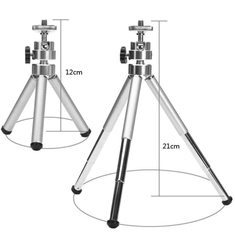 Mini Portable Telescopic Desktop Tripod DSLR Camera Table Tripod Stand Holder for GoPro Hero11 Black / HERO10 Black /9 Black /8 Black /7 /6 /5 /5 Session /4 Session /4 /3+ /3 /2 /1, DJI Osmo Action and Other Action Cameras - Portable Mini Tripod by buy2fix | Online Shopping UK | buy2fix