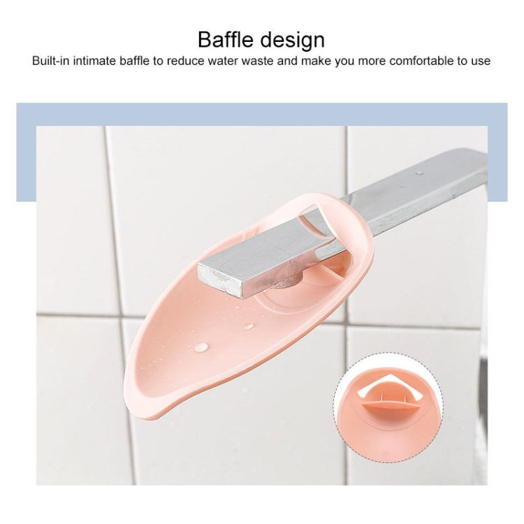 Faucet Extender Solid Color Sink Handle Extension Toddler For Bathroom Children Hand Wash(Grey) - Faucets & Accessories by buy2fix | Online Shopping UK | buy2fix