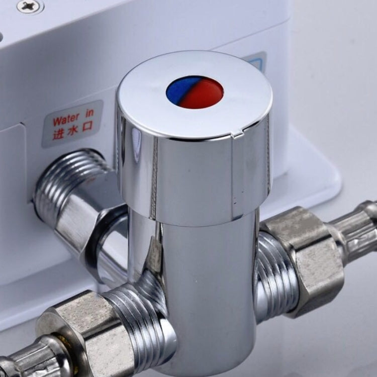 Brass Adjustable Temperature Three-way Valve Cold And Hot Water Mixing Switch Brass Induction Faucet by buy2fix